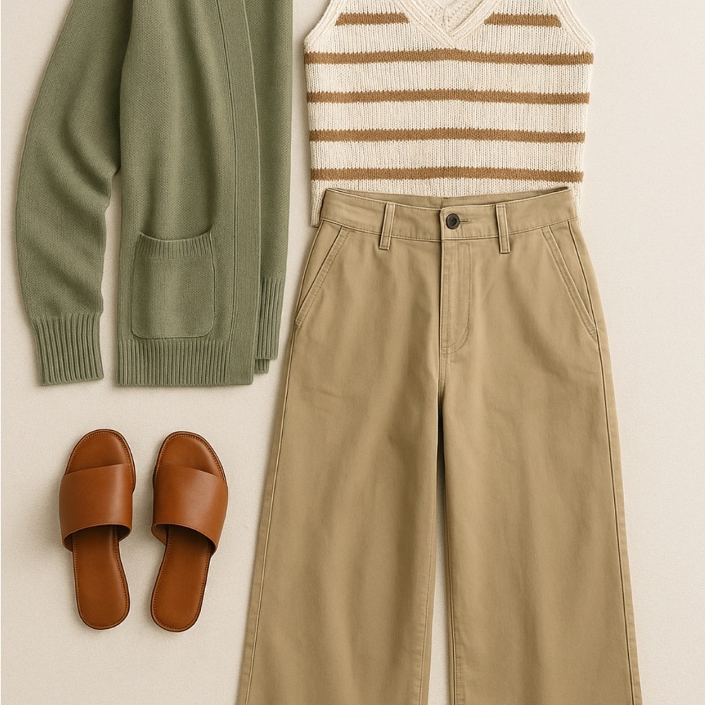 NWT St. John's Bay Women’s Khaki Chinos
